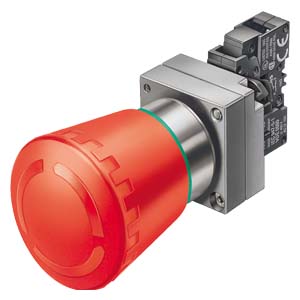 Siemens 22MM METAL ROUND COMPLETE UNIT COMBINATION: