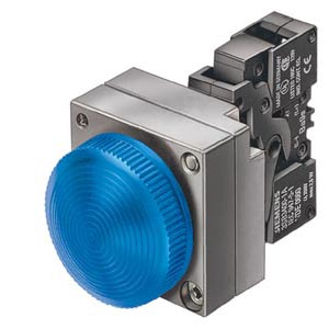 Siemens 22MM METAL ROUND COMPLETE UNIT COMBINATION: