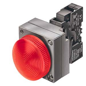 Siemens 22MM METAL ROUND COMPLETE UNIT COMBINATION: