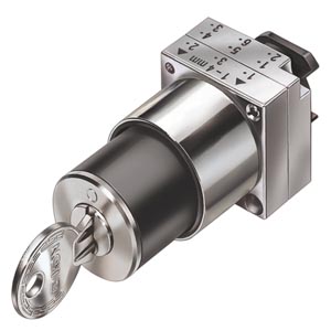 Siemens 22MM METAL ROUND ACTUATOR: IKON KEY-OPER.SWITCH