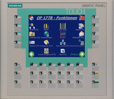 SIMATIC OP177B 6&quot, PN/DPSTN 256 COLOR DISPLAY TOUCH AND KEYS - 6AV6642-0DA01-1AX1
