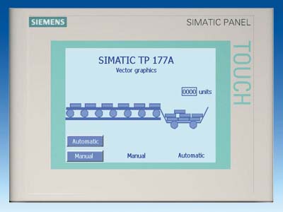 SIMATIC TOUCH PANEL TP 177A 5, 7&quot, BLUE MODE STN-DISPLAY - 6AV6642-0AA11-0AX1