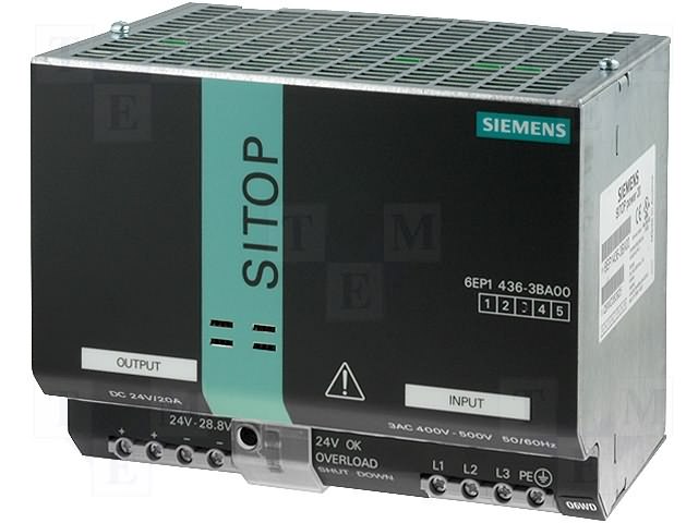 SITOP MODULAR 20A STABILIZED POWER - 6EP1436-3BA00