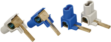 Busbar, terminal, blue