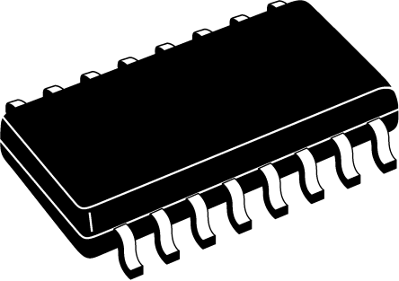 Isolator, digital, bus, 4/1, 110Mbps, SOIC16, IL261-3E