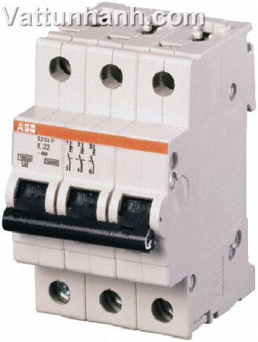 MCB,3 pole,K curve,6kA,4A
