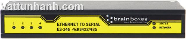 Ethernet To Serial Adapter 4 x RS422/485