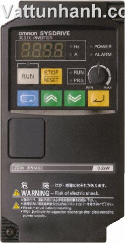 Inverter,motor,variable speed ac drive,3 phase,200vac,0.75kw,Omron,3G3JX-A2007
