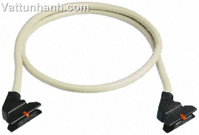 PLC, connecting cable, HE10-HE10 connector, TSXCDP103, 500mA, 1m