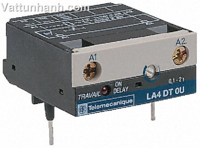 Contactor, timer, electronic, d2, On delay, 0.1-2secs
