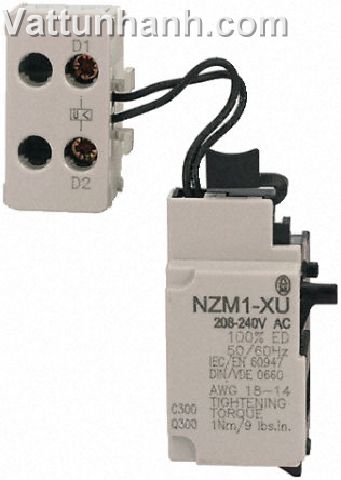 MCCB, release, undervoltage, 208-240V