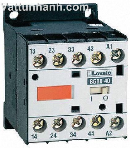 Relay, control, 4-pole, contactor, 10A, AC1, 24Vac, 58x44x57mm, 4NO