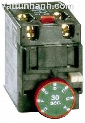 Timer, on delay, 0.1-3sec, 1N/O + N/C, contactor, 10A, front mounting