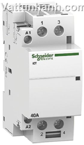 Contactor, iCT, 2NO, 40A, 220-240V, 50Hz