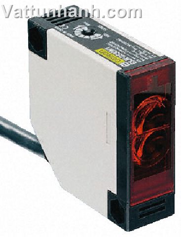 Sensor, photoelectric, retro-reflective, polarised, pre-wired, E3JK-R2M2 2M