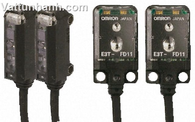 Switch, sensor, photoelectric, thro beam, flat, PNP O/P, Light-ON, E3T-FT13