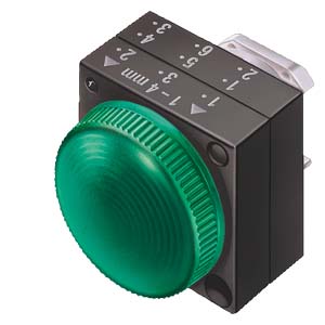 Siemens 22MM PLASTIC ROUND INDICATOR: INDICATOR