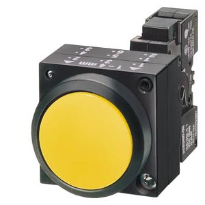 Siemens COMPLETE UNIT ROUND PUSHBUTTON WITH