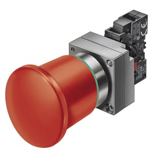 Siemens 22MM METAL ROUND COMPLETE UNIT COMBINATION: